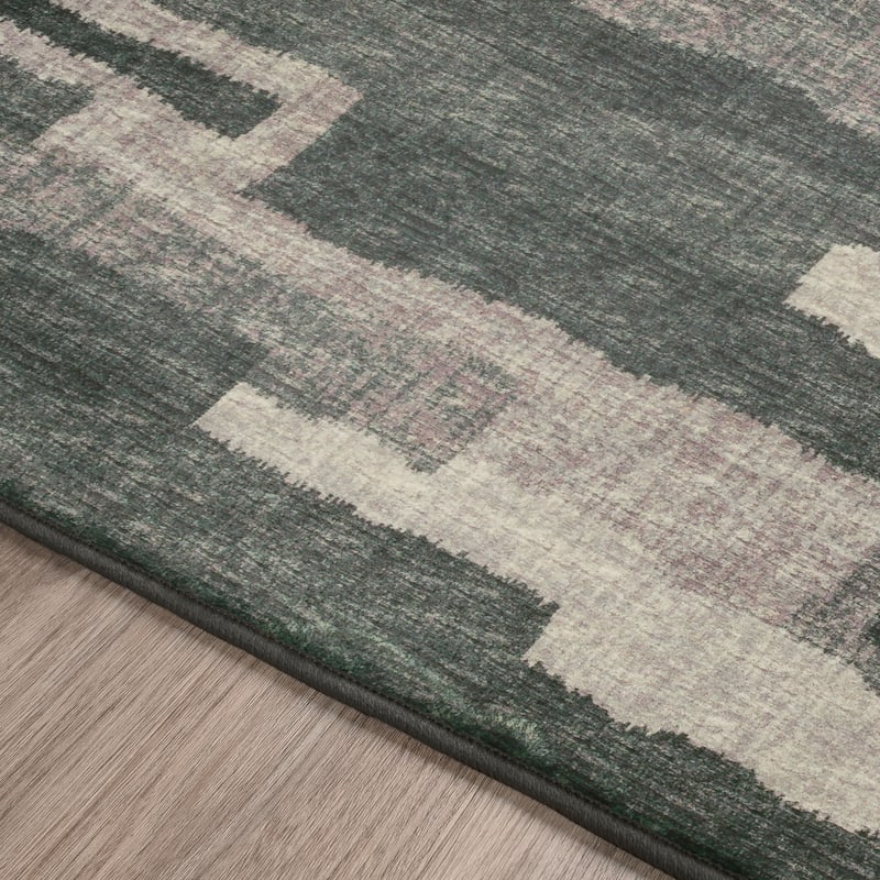 Indoor/ Outdoor Addison Bravado Abstract Striped Washable Area Rug