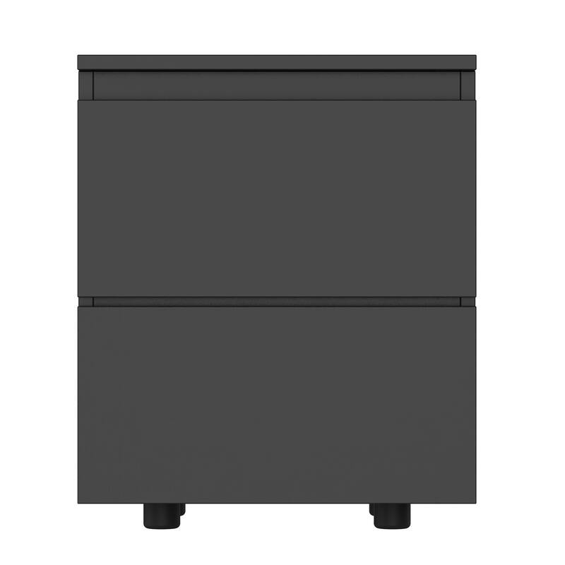 18.9'' Tall 15.7"W 2 - Drawer Nightstand Chest End Table