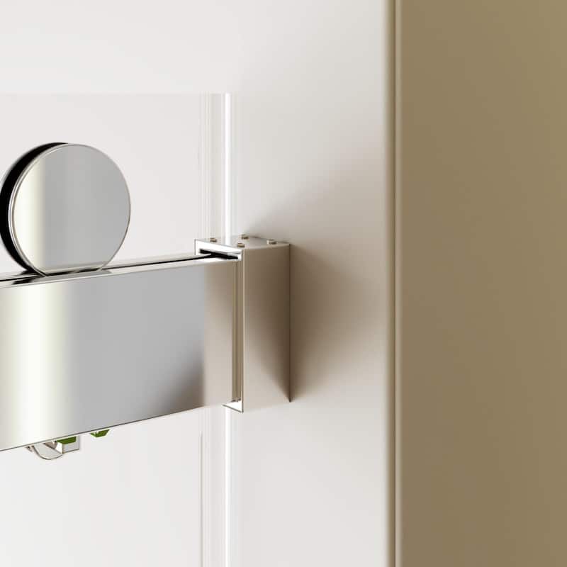 56-60"W x 76"H Frameless Double Sliding Shower Door
