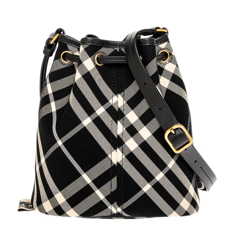 Burberry Check Mini Bucket Bag