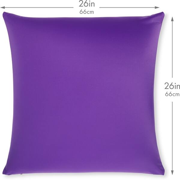 Throw Pillow Cozy Soft Microbead Dark Lavendar 1 Pc Bed Bath