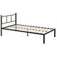 preview thumbnail 11 of 16, Twin Metal Triple Bunk Bed with Vent Board,Separatable into Three Beds