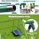 preview thumbnail 6 of 16, Hapfan 7.3ft Tall 600lb Heavy Duty Swing Set with 1 Platform Swing, 2 Belt Swings,A Frame Metal Swing Set