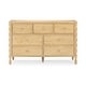 preview thumbnail 4 of 11, Max and Lily Jenny Lind 7-Drawer Solid Wood Dresser