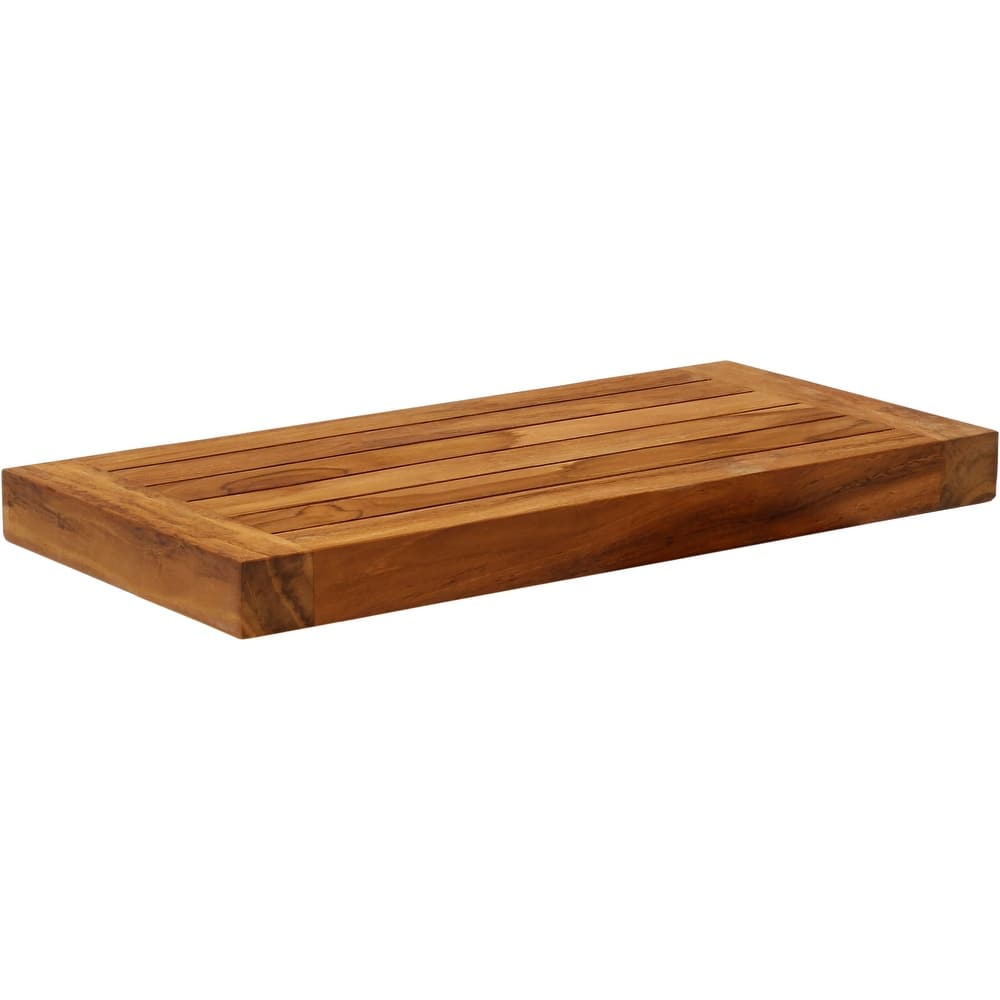 Moa Floating Teak Wall Shelf