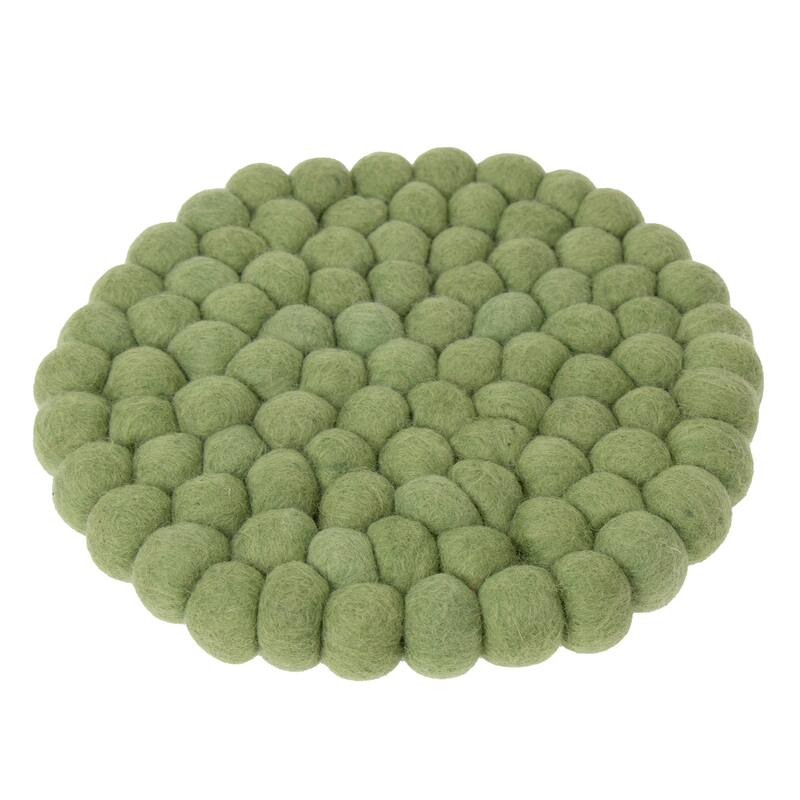 Handcrafted Felt Trivet & Coaster Set, Rose Quartz