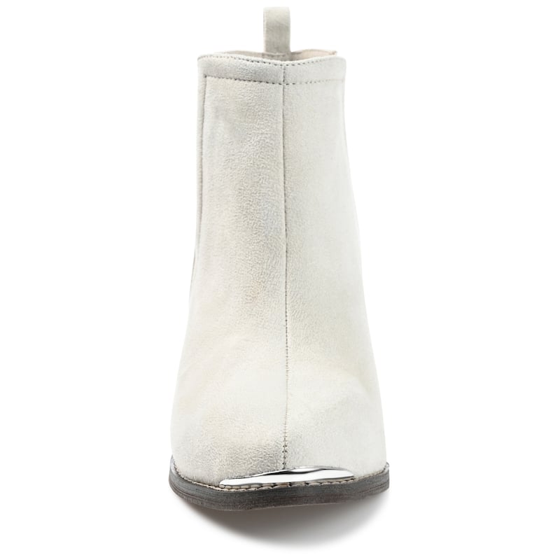 Journee Collection Women's Issla Pull On Stacked Heel Booties