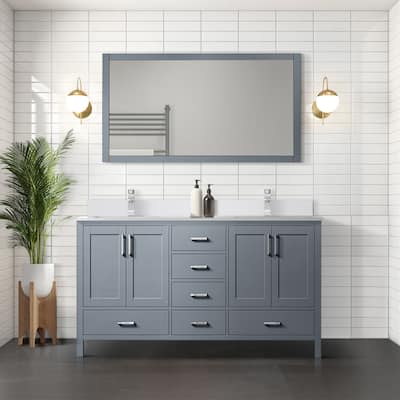 Jacques 72 in. W x 22 in. D White Bath Vanity and Cultured Marble Top
