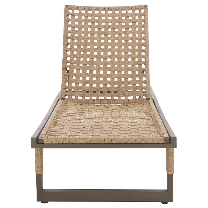 SAFAVIEH Outdoor Living Arthur Lounge Chair - 26"W x 82"D x 38"H