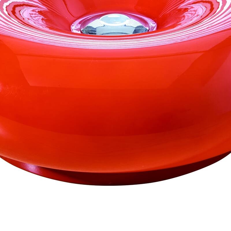 12 Inch LED red glass shade wall sconce/ Desk Lamp