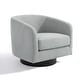 preview thumbnail 19 of 186, Modern Upholstered Barrel Chair Swivel Accent Chair for Living Room
