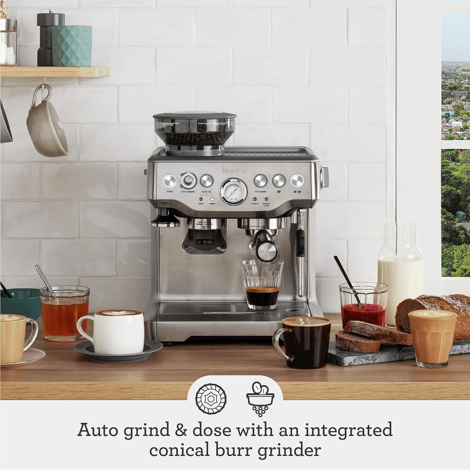 Breville BES870XL Barista Express Espresso Machine - Bed Bath