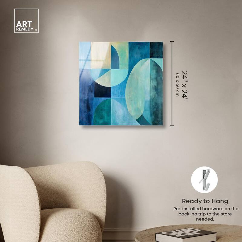 Color Blocks II Acrylic by Art Remedy, Ready to Hang