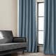 preview thumbnail 103 of 140, Exclusive Fabrics Heritage Plush Velvet Room Darkening Curtain (1 Panel) - Luxurious Single Drapery for Enhanced Room Darkening
