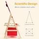 preview thumbnail 4 of 12, Flip-Over Double-Sided Kids Art Easel - 20.5 " x 20 " x 42 " (L x W x H)