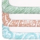 preview thumbnail 5 of 3, The Peanutshell Boho Tie Dye Fitted Mini Crib, Playard Sheets, 3 Pack Set