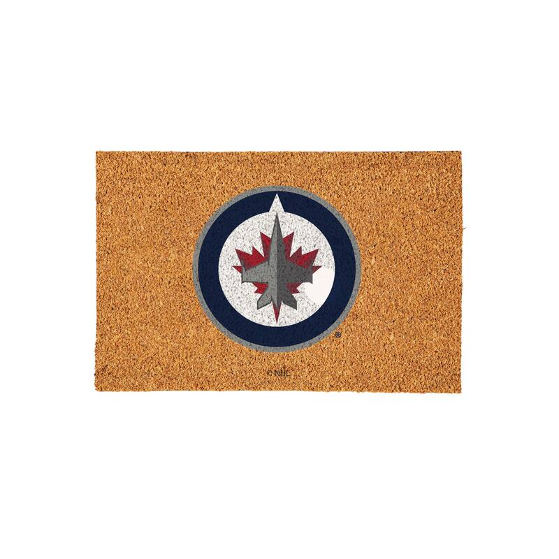 Winnipeg Jets Full Color Indoor/Outdoor Coir Mat
