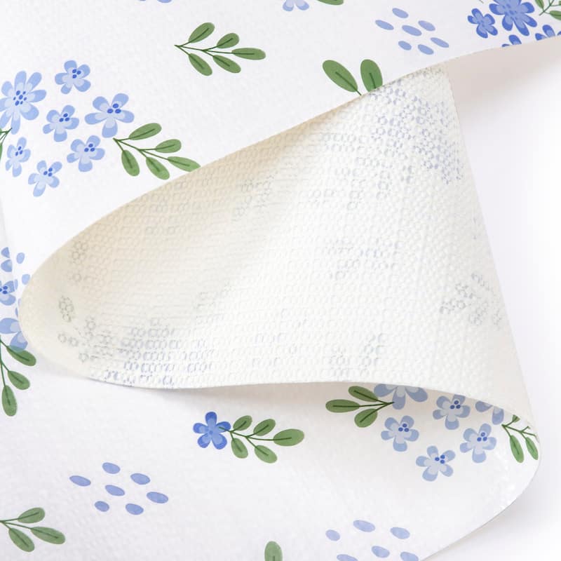 Printed foam kitchen shelf liner Independence Day Blue 18x96 12×120In