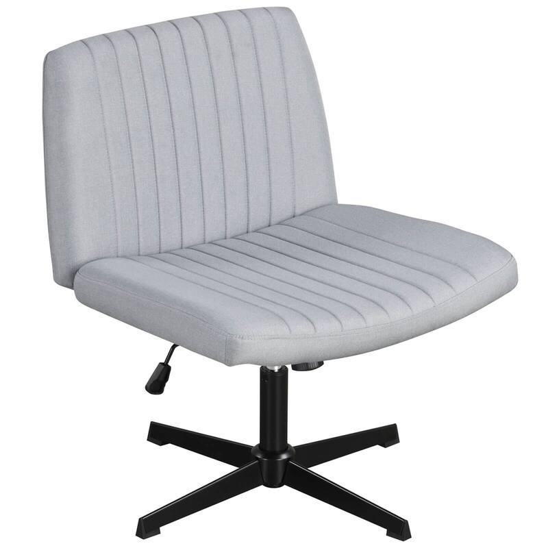 Costway Criss Cross Chair No Wheels with Soft-Padded Wide Seat - See Details