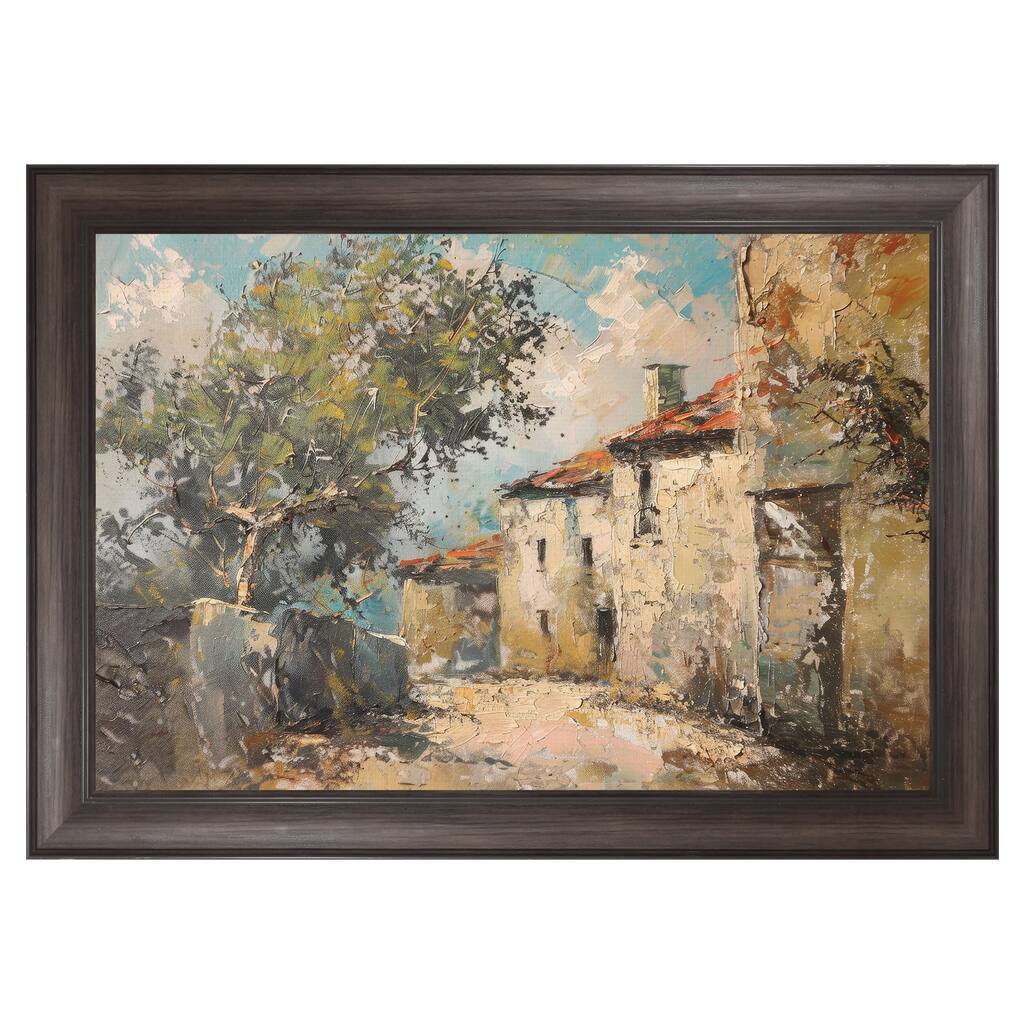 Masterpiece Art Gallery| Back Alley by Petals Prints Design - Framed Canvas Art Print