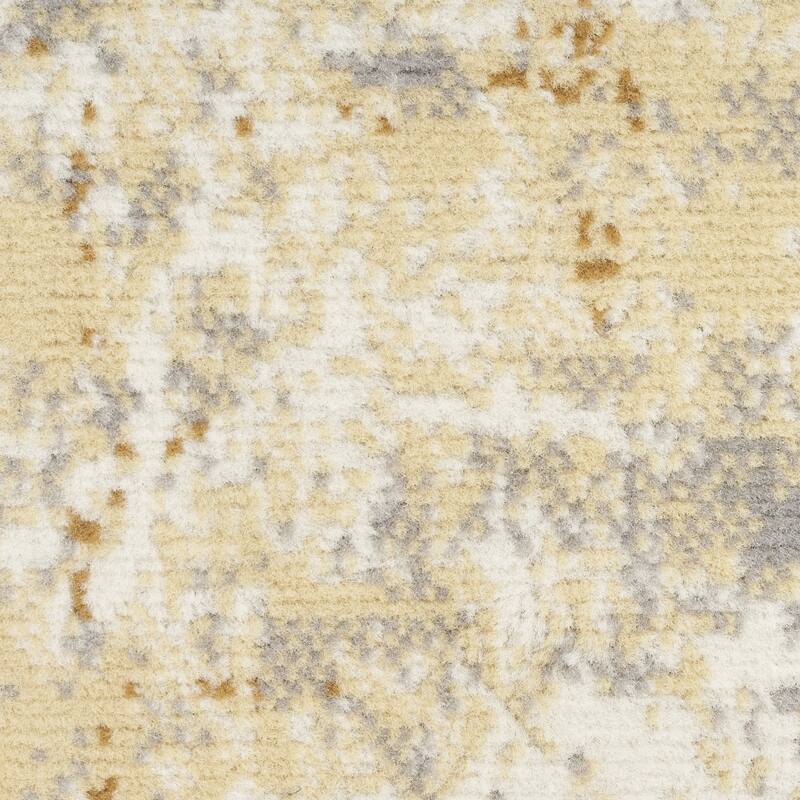 Power Loomed Abstract Modern Area Rug - 90' X '27' X '0.5