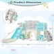 preview thumbnail 2 of 24, Modern Freestanding Toddler Slide Set 11 in 1