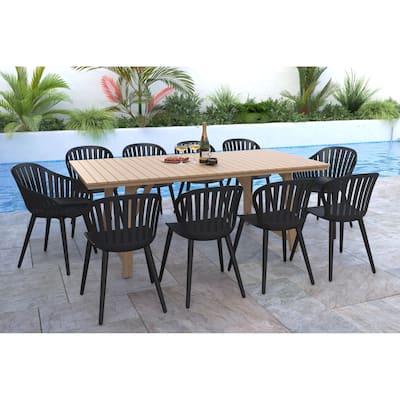 Amazonia FSC Reclaimed Teak Outdoor Patio Dining Set