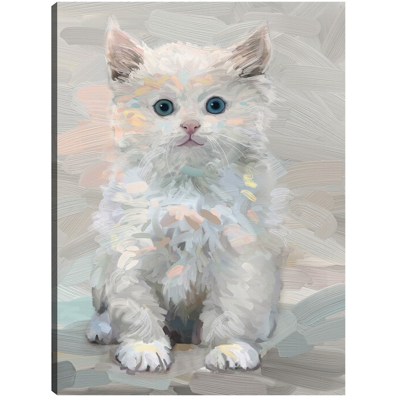 Pretty Kitty III By Studio Arts Canvas Art Print