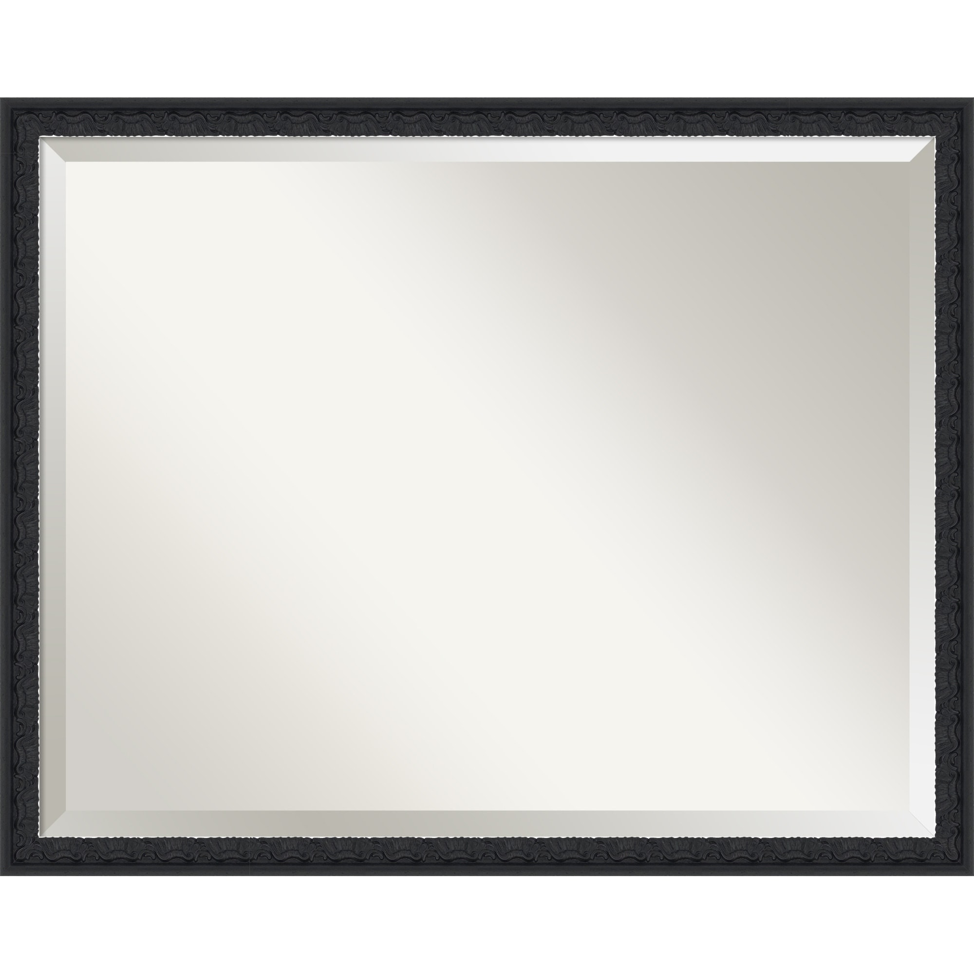Bethany Beveled Wood Framed Bathroom Vanity Wall Mirror