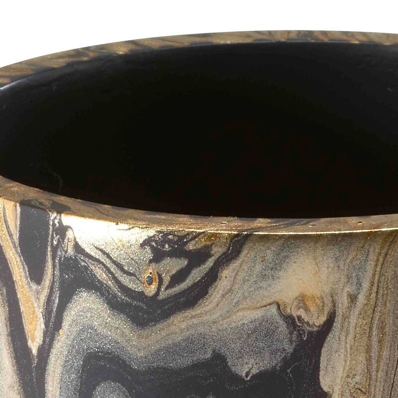 Nicole Miller Harper Tumbler - Black/Gold