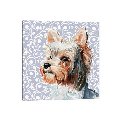 iCanvas "Yorkshire Terrier II" by Jennifer Redstreake Canvas Print