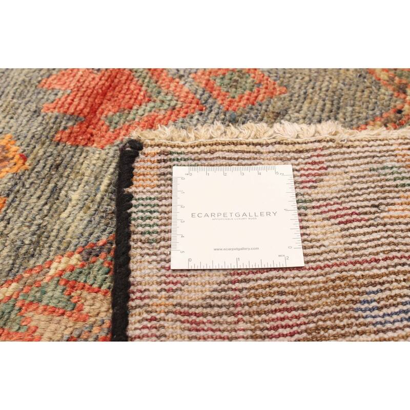 ECARPETGALLERY Hand-knotted Andelz Dark Copper Wool Rug - 3'5 x 8'1