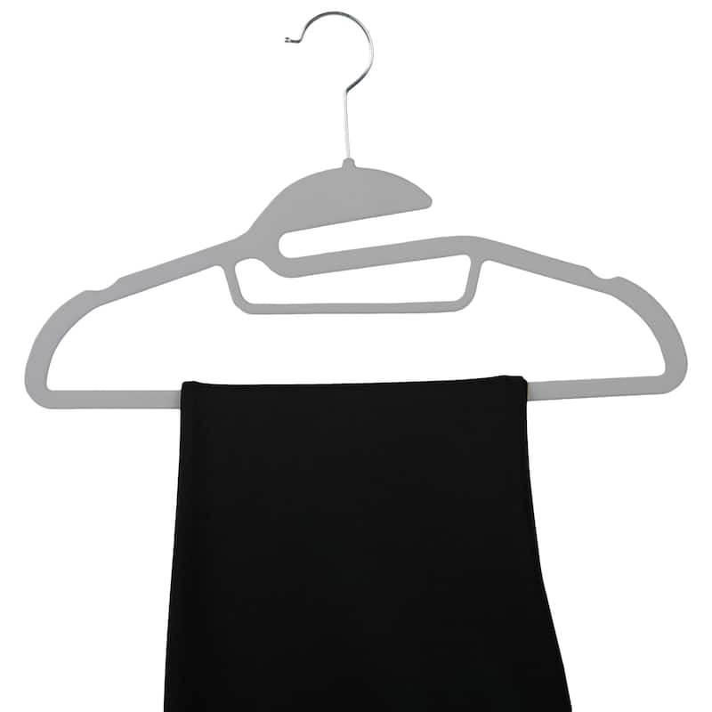 Simplify 24 Pack Ultimate Hanger in Black - 16.125"x 9"x .1875"
