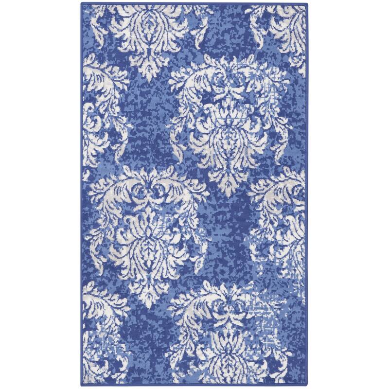 Power Loomed Distressed Stain Resistant Area Rug - 60' X '36' X '0.39