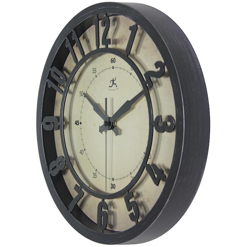 12" 3D Clock - 12.125 in.