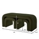 preview thumbnail 22 of 20, Set of 3 U-Shaped Modern Bench Teddy Ottoman Bench, Small Sofa Footrest Extra Seating, 44+18 Inch Bench Bench & Ottoman