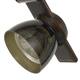 12W Integrated LED Track Fixture with Polycarbonate Head, Bronze and Black