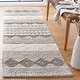 preview thumbnail 71 of 71, SAFAVIEH Handmade Natura Annedorte Wool Rug 2'3" x 18' Runner - Grey/Ivory - Runner