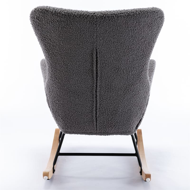 Teddy Fabric Rocking Chair Accent Chair