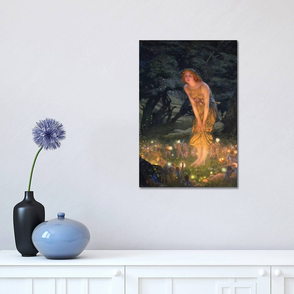 iCanvas "Midsummer's Eve" by Edward Robert Hughes Canvas Print