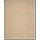 preview thumbnail 148 of 169, SAFAVIEH Natural Fiber Marina Basketweave Seagrass Rug 11' x 15' - Natural/Dark Grey
