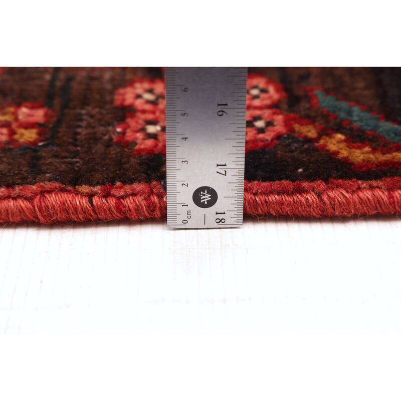 ECARPETGALLERY Hand-knotted Sarabi Dark Red Wool Rug - 9'6 x 12'2