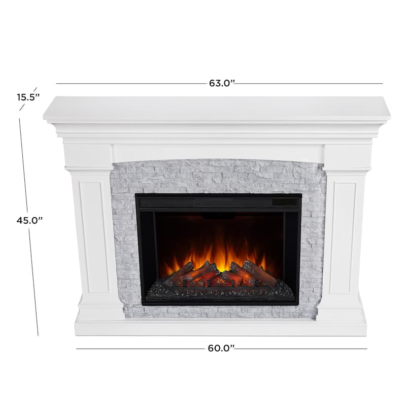 Deland 63" Grand Electric Fireplace by Real Flame