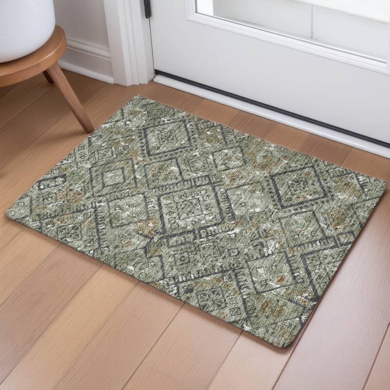 Machine Washable Indoor/ Outdoor Global Andes Chantille Rug