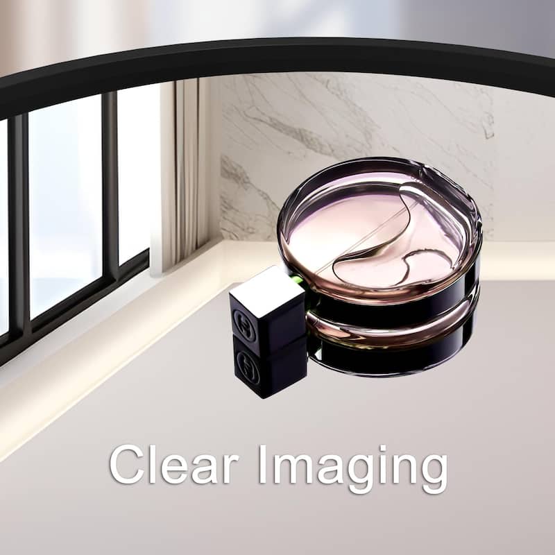 Wall Mirror Arched Mirror with Solid Wood Frame (Set Of 2) - 35*31