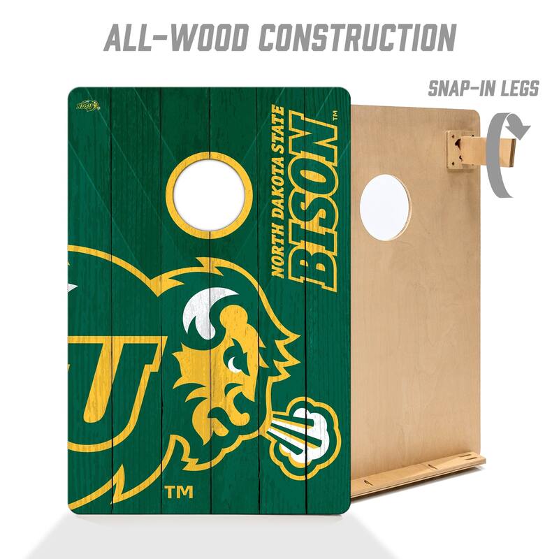 North Dakota State Bison NCAA Tailgate Cornhole Board Set