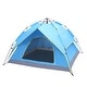 preview thumbnail 2 of 8, Outdoor Double-Deck Tow-Door Hydraulic Automatic Tent Camping Tent Blue