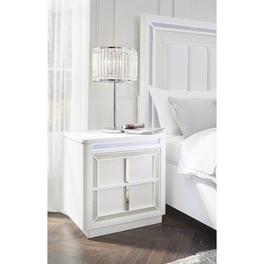 Signature Design by Ashley Chalanna White Nightstand