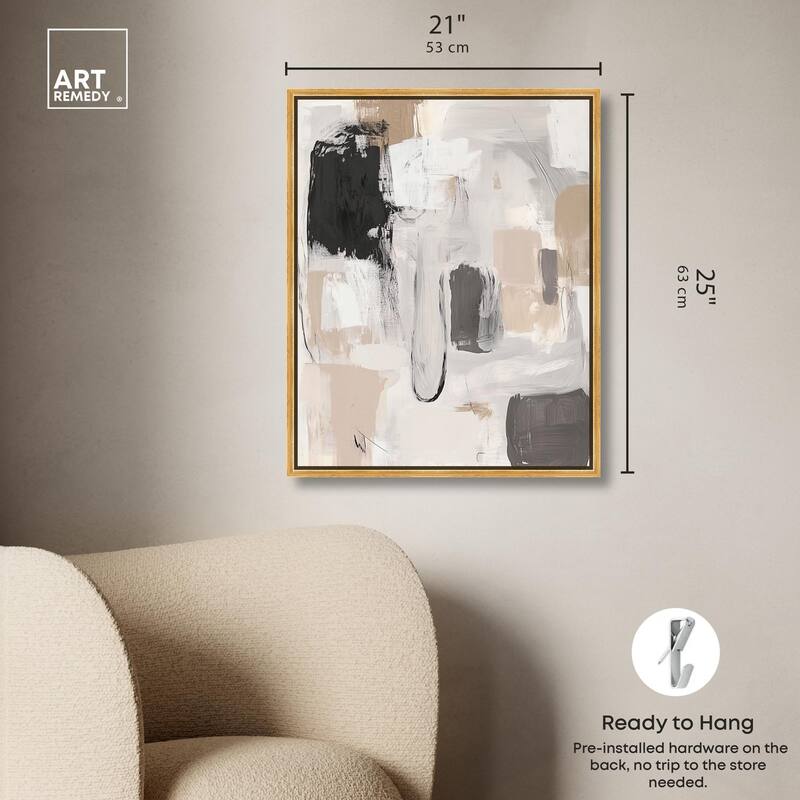 Beauty of Beige I Canvas by Art Remedy