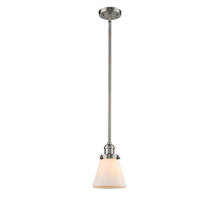Innovations Lighting Small Cone Single Light 6" Wide Mini Pendant with
